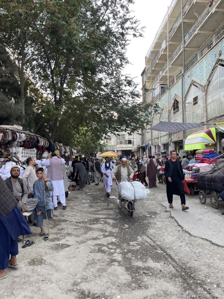 kabul afghanistan street market bazaar