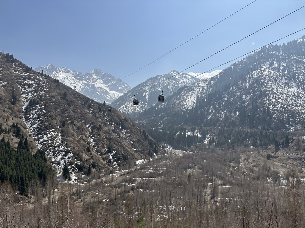 Medeu–Shymbulak Gondola Cable Car almaty kazhakstan