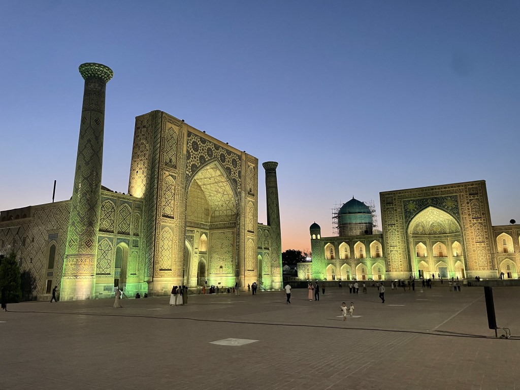 registan square samarkand uzbekistan
