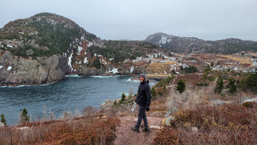 Hiking trail with coastal views near Quidi Vidi