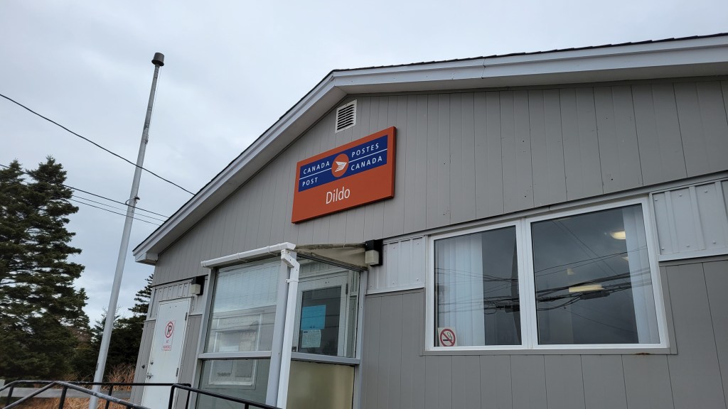 The post office in Dildo, Newfoundland